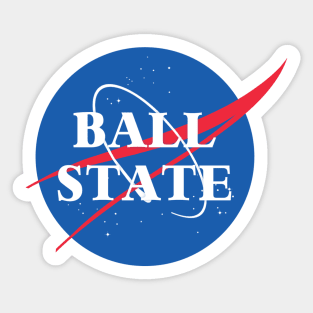 Ball State University - NASA Meatball Sticker